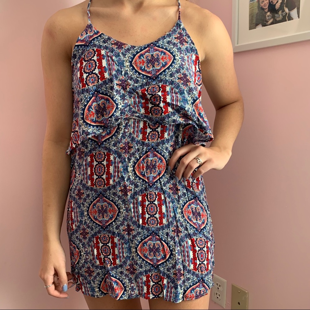 Lulus Red White & Blue Short Dress